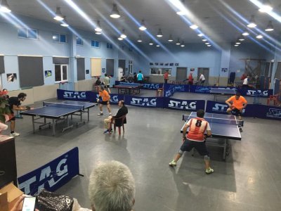 Atletizm yarışması ve veteran masa tenisi turnuvası düzenlendi