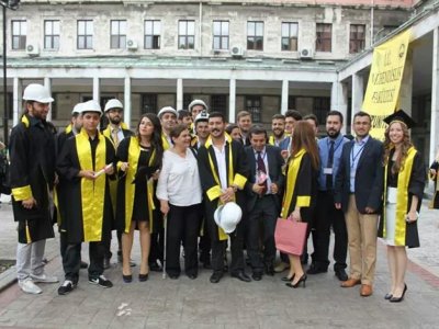 İÜ Mühendislik Fakültesi Maden Mühendisliği Bölümü mezuniyet töreni yapıldı.