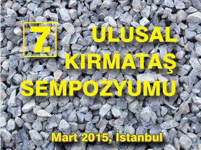 7. Ulusal Kırmataş Sempozyumu 5-6 Mart 2015 tarihinde İstanbul`da düzenlenecektir.