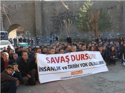 TMMOB Diyarbakır İl Koordinasyon Kurulu&#8217;nun Suriçi&#8217;yle ilgili yaptığı basın açıklaması (24.12.2015) 