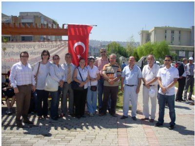 İZMİR KONAK'TA TMMOB ADINA YAPTIRILAN  " BİRLİK PARKI"  AÇILDI 17.06.2008