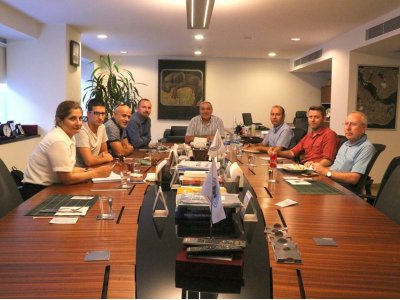 İnşaat Mühendisleri Odası İstanbul Şubesi Yönetim Kurulu ziyaret edildi. 
