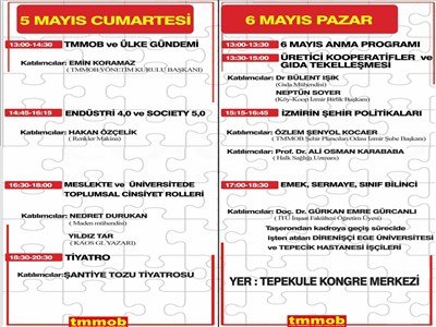 TOPLUMCU MÜHENDİSLİK HAFTASI(05-06.05.2018)