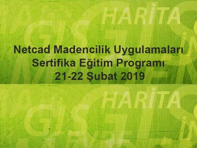 İstanbul Şubemizde Netcad - Madencilik Uygulamaları Sertifika Eğitim Programı yapılması planlanmaktadır