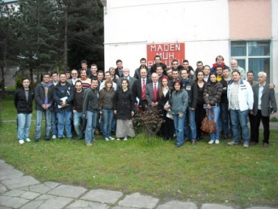 Zonguldak Karaelmas Üniversitesi Maden Mühendisliği Bölümü Öğrencileriyle Toplantı Düzenlendi.