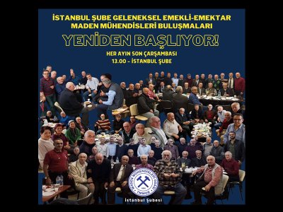 İstanbul Şube Geleneksel Emekli Üye Buluşmaları Yeniden Başlıyor!