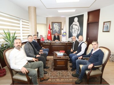 Türkiye Taşkömürü Kurumu Genel Müdürü Sayın Kazım EROĞLU makamında ziyaret edildi