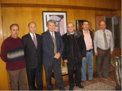 Eti Maden İşletmeleri Genel Müdürlüğü İzmir İhracat Müdürlüğünde çalışan meslektaşlarımız ziyaret edildi. (17.01.2012)