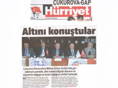BASINDA ALTIN MADENCİLİĞİ VE SİYANÜR PANELİ (11.03.2013)