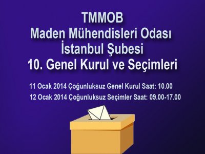 İstanbul Şube 10. Genel Kurul ve Seçimleri 